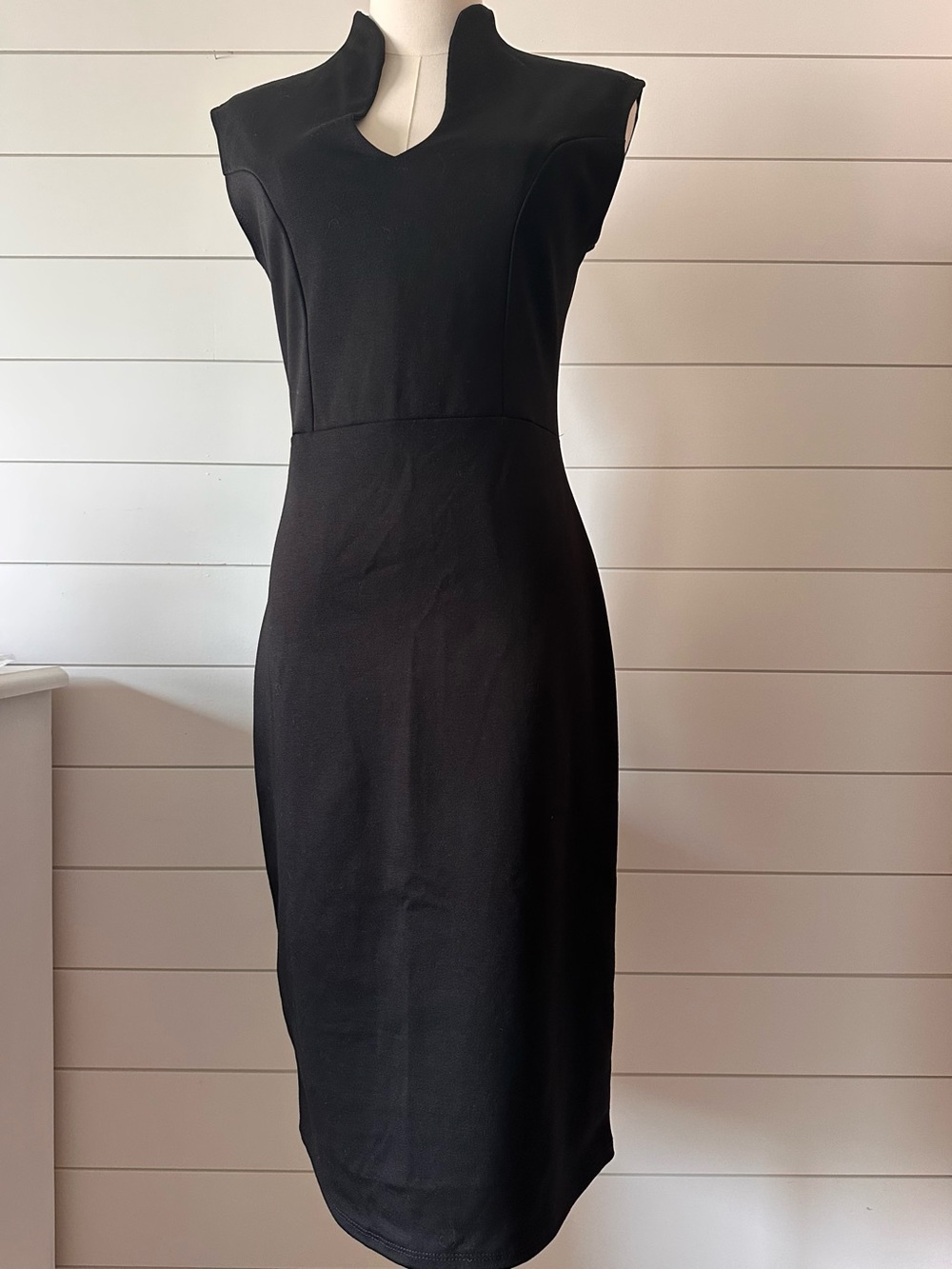 NEW Elegant Black Sheath Dress by Rolla Costa